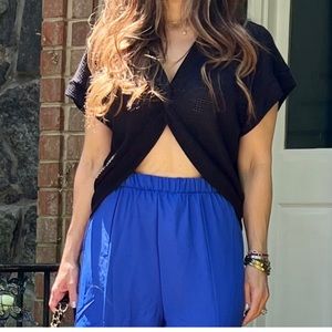 Fabulous Boho Twist Knot front V Neckline Top